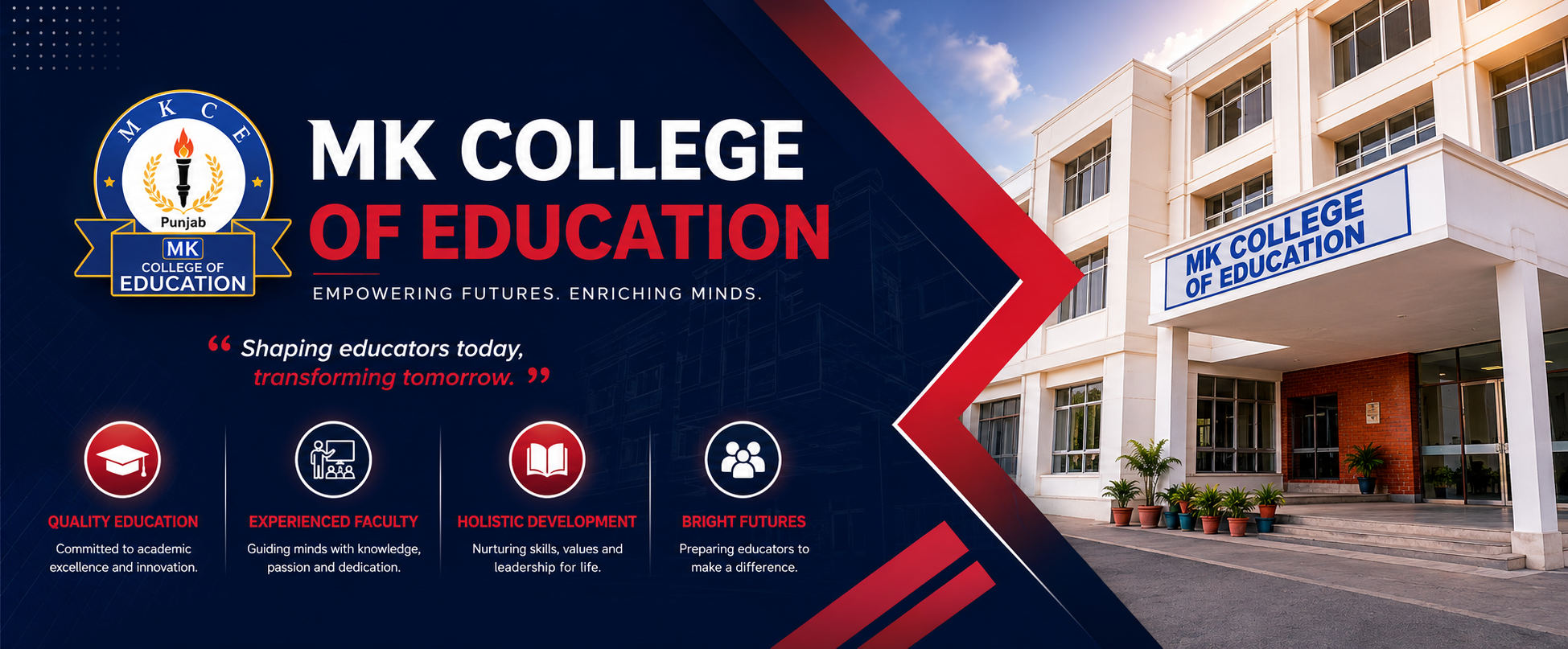 MK College Banner